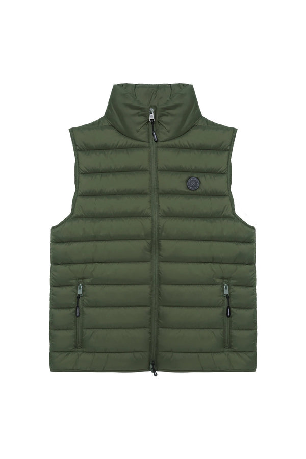 Chaleco acolchado verde