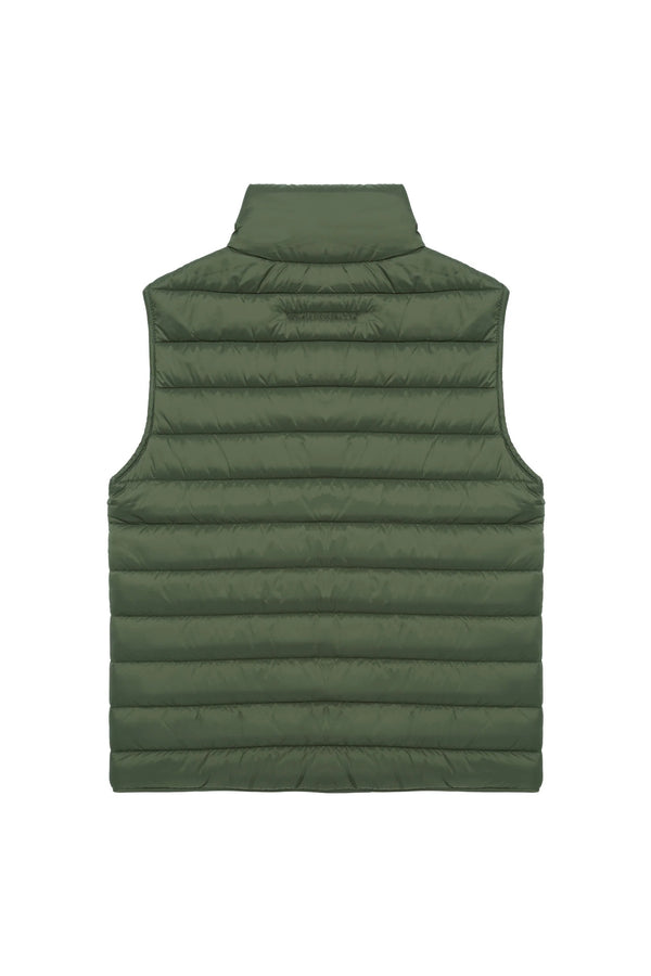Chaleco acolchado verde