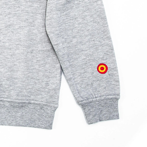 Half zip sweatshirt gris