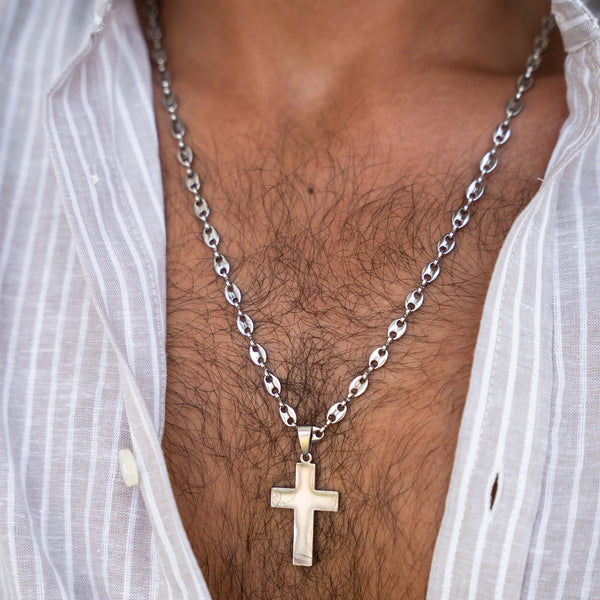 Cadena nudos de barco y cruz