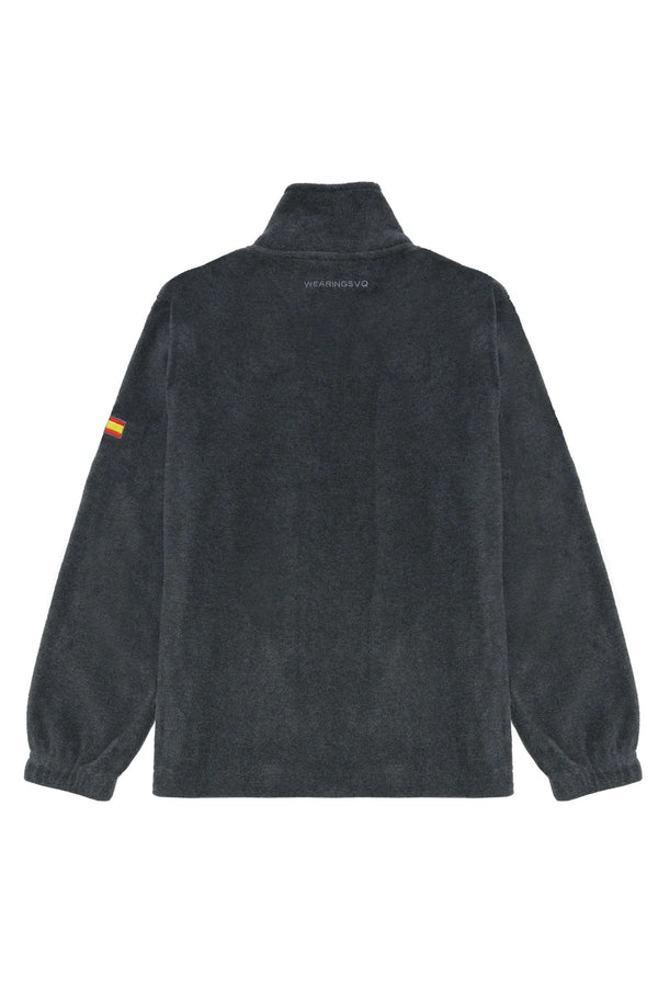 Polar half zip gris oscuro