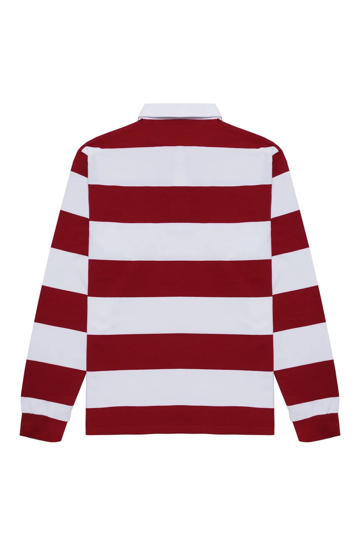 POLO RUGBY-BURDEOS-BLANCO-TRASERO-WEARINGSVQ