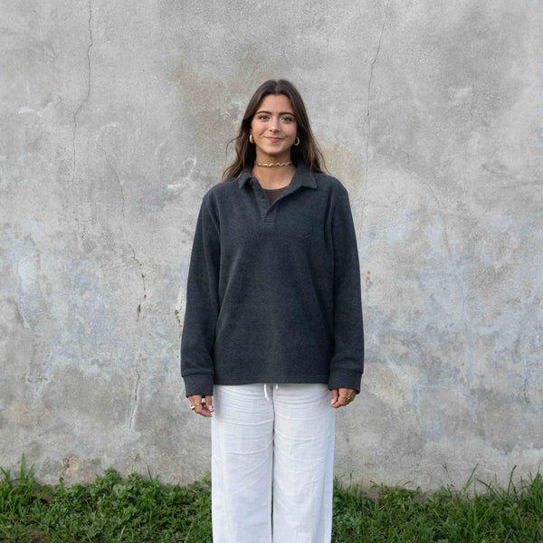 POLAR POLO GRIS OSCURO