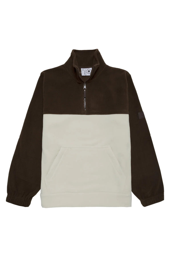 POLAR BICOLOR MARRÓN BLANCO ROTO