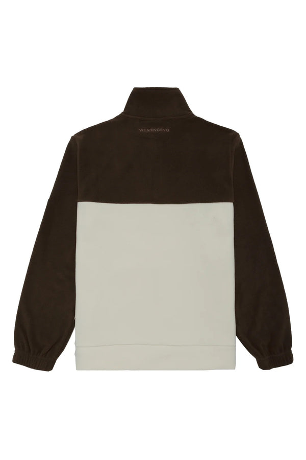 POLAR BICOLOR MARRÓN BLANCO ROTO