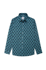 CAMISA INDI IKAT CELESTE
