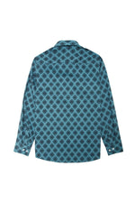 CAMISA INDI IKAT CELESTE