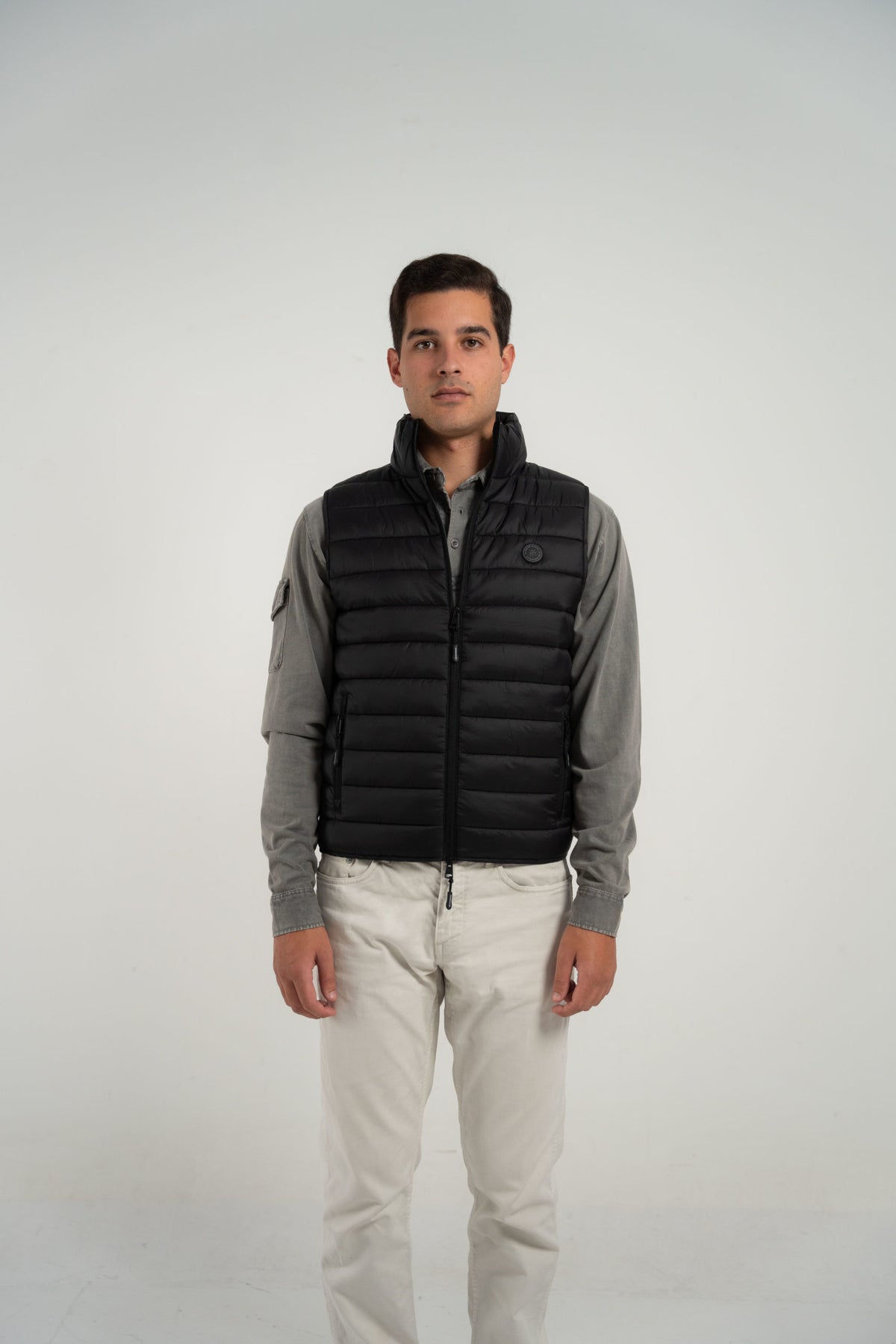 Chaleco acolchado negro