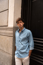 CAMISA VAQUERA CELESTE