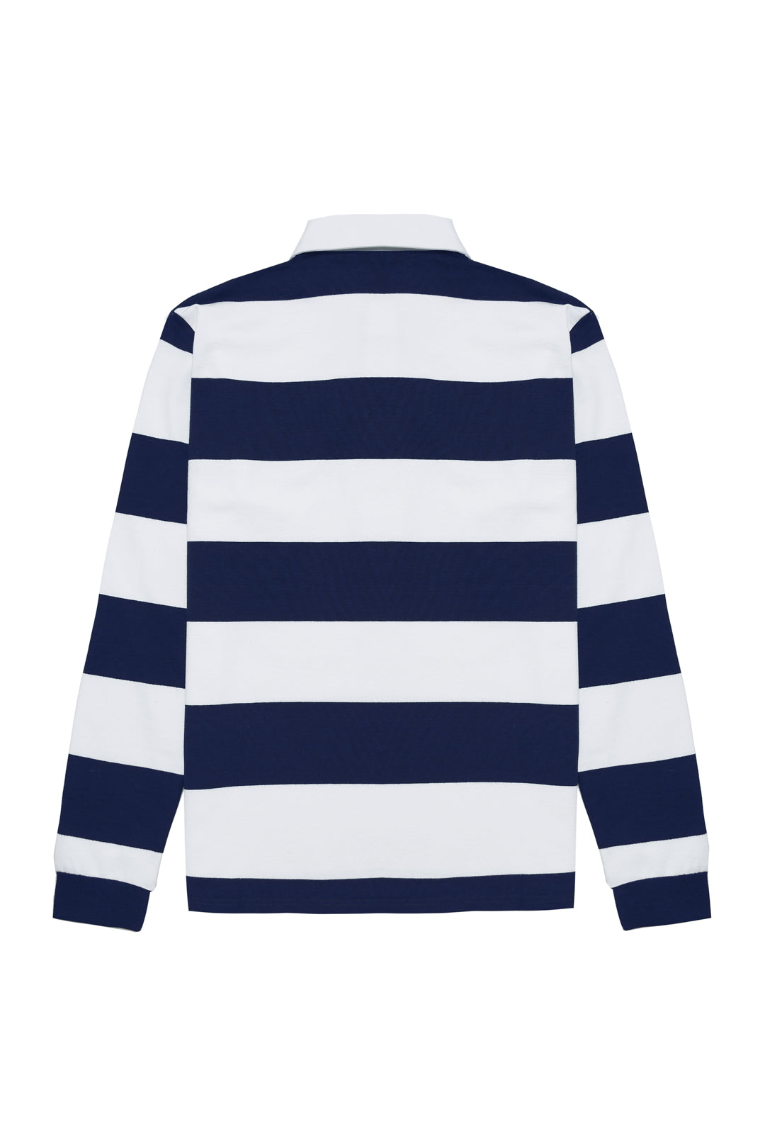 Polo rugby azul y blanco