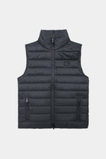 Dark gray padded vest