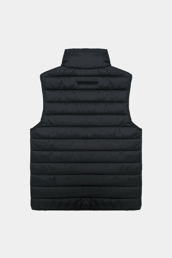 Black padded vest