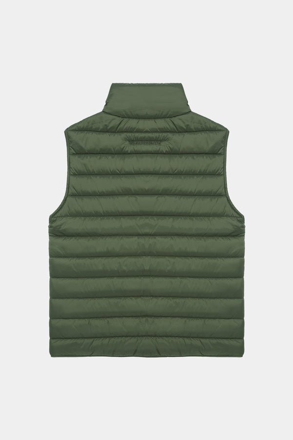 Chaleco acolchado verde