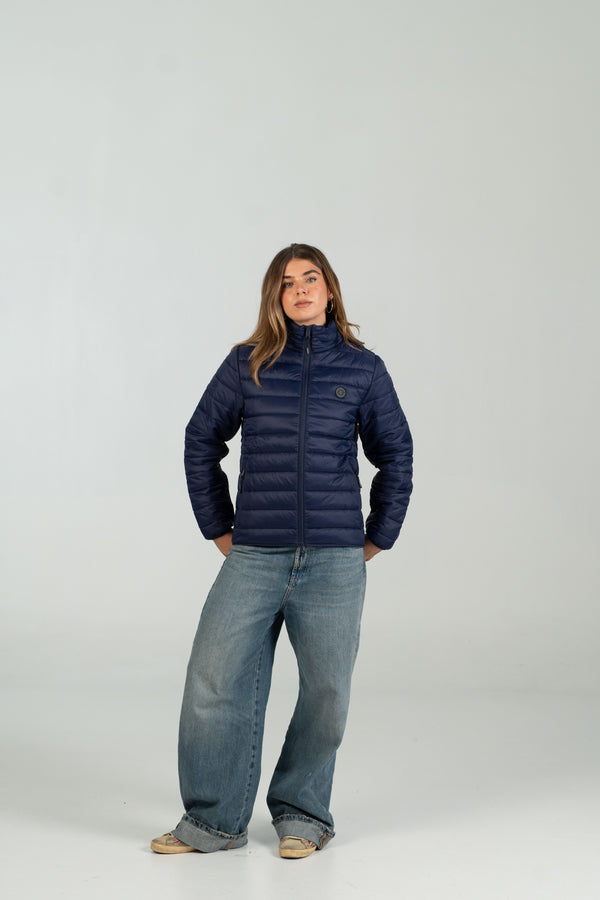 Chaquetón acolchado azul marino