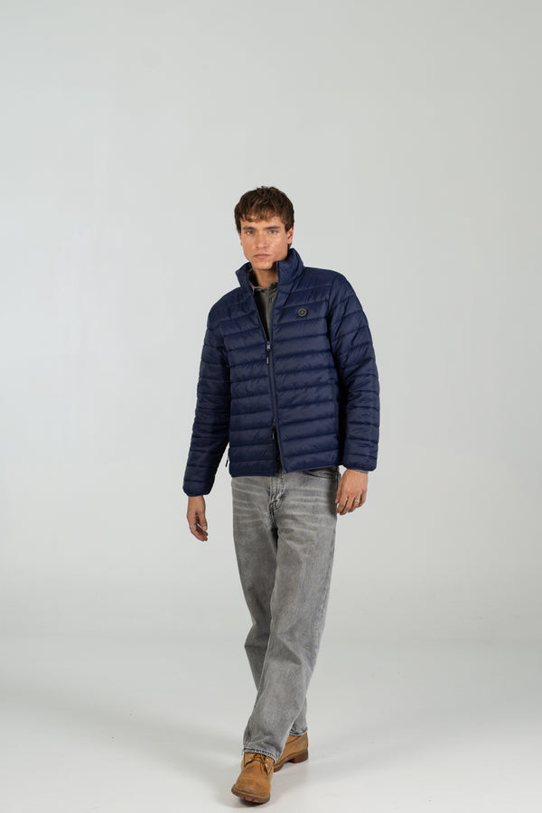 Chaquetón acolchado azul marino