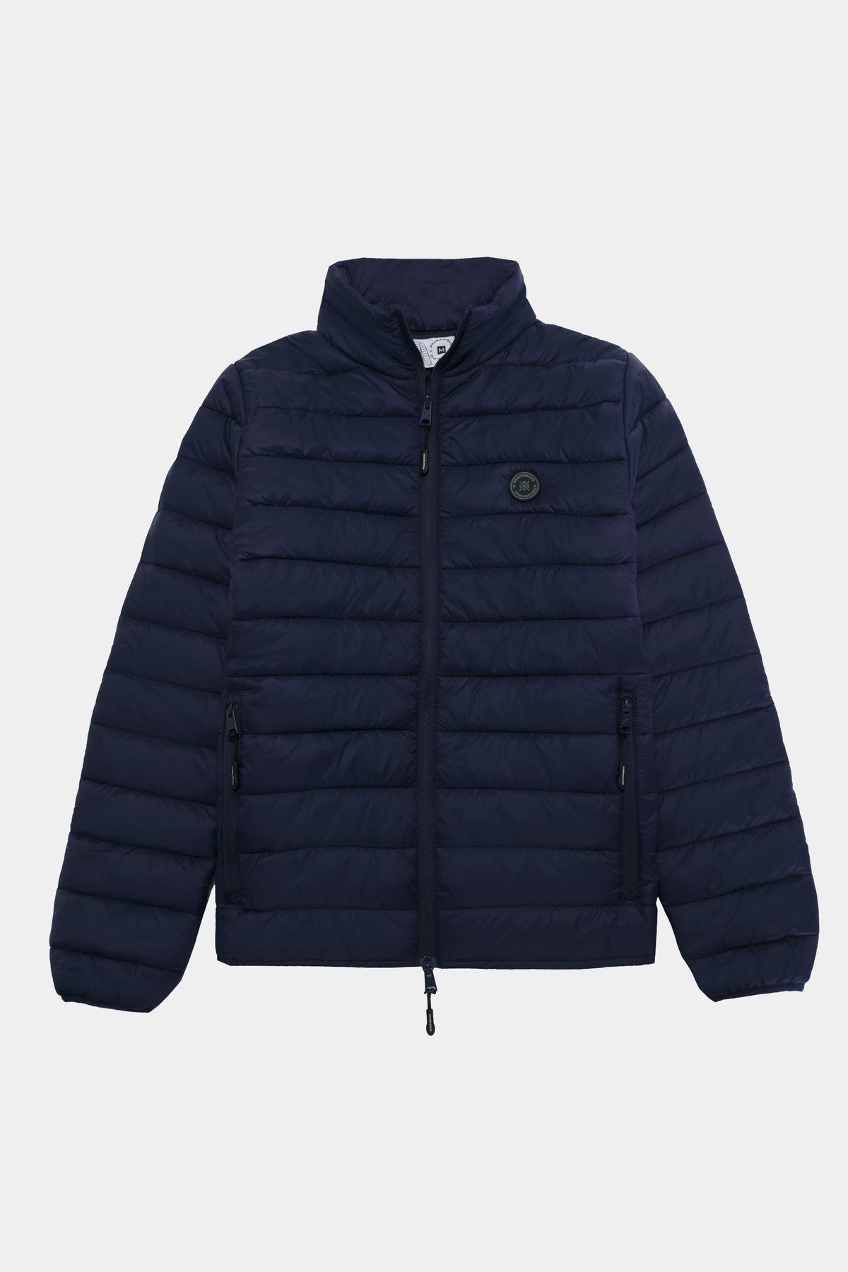 Navy blue quilted jacket