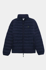 Navy blue quilted jacket
