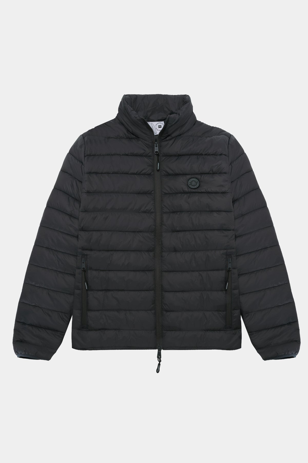 Dark grey quilted jacket