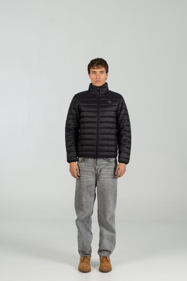 Chaquetón acolchado negro