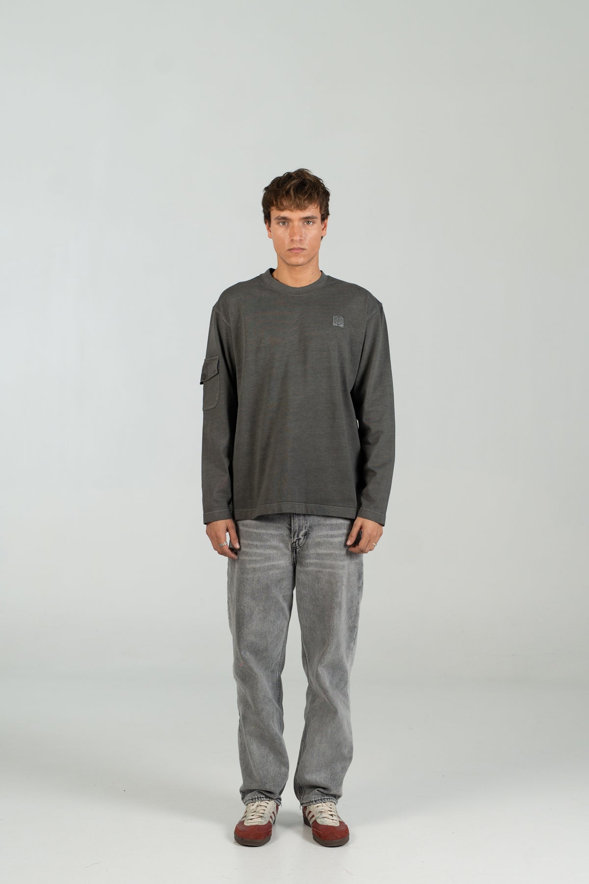 Long sleeve cargo WEARINGSVQ grafito para chico – vista frontal