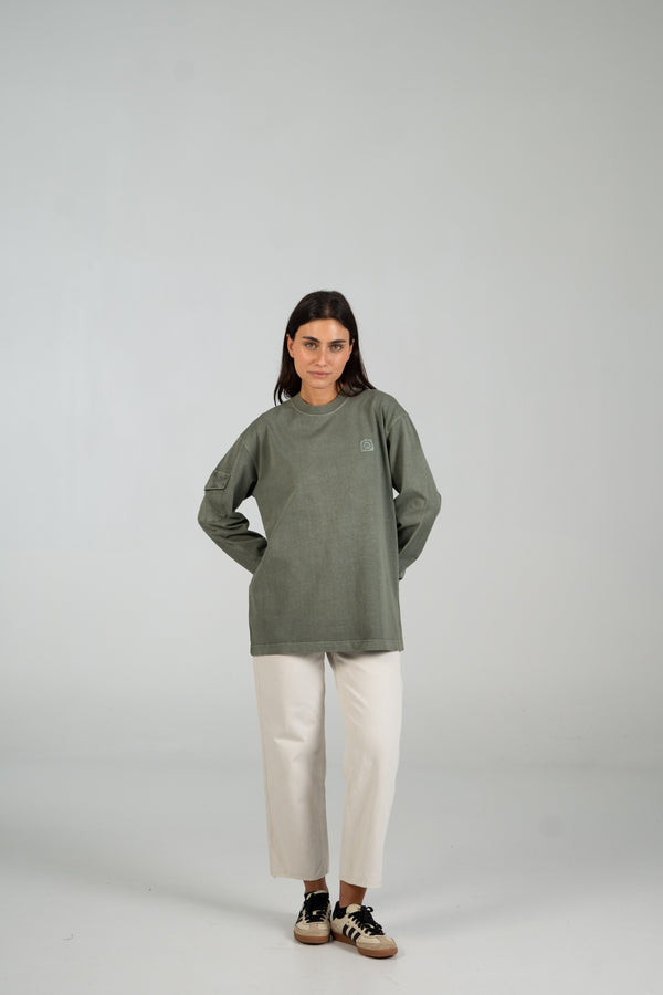 LONG SLEEVE CARGO VERDE