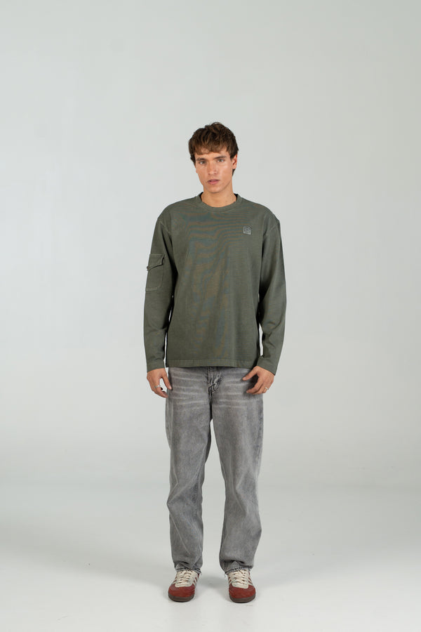 LONG SLEEVE CARGO VERDE