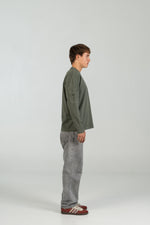 Long sleeve cargo WEARINGSVQ verde para chico – vista lateral