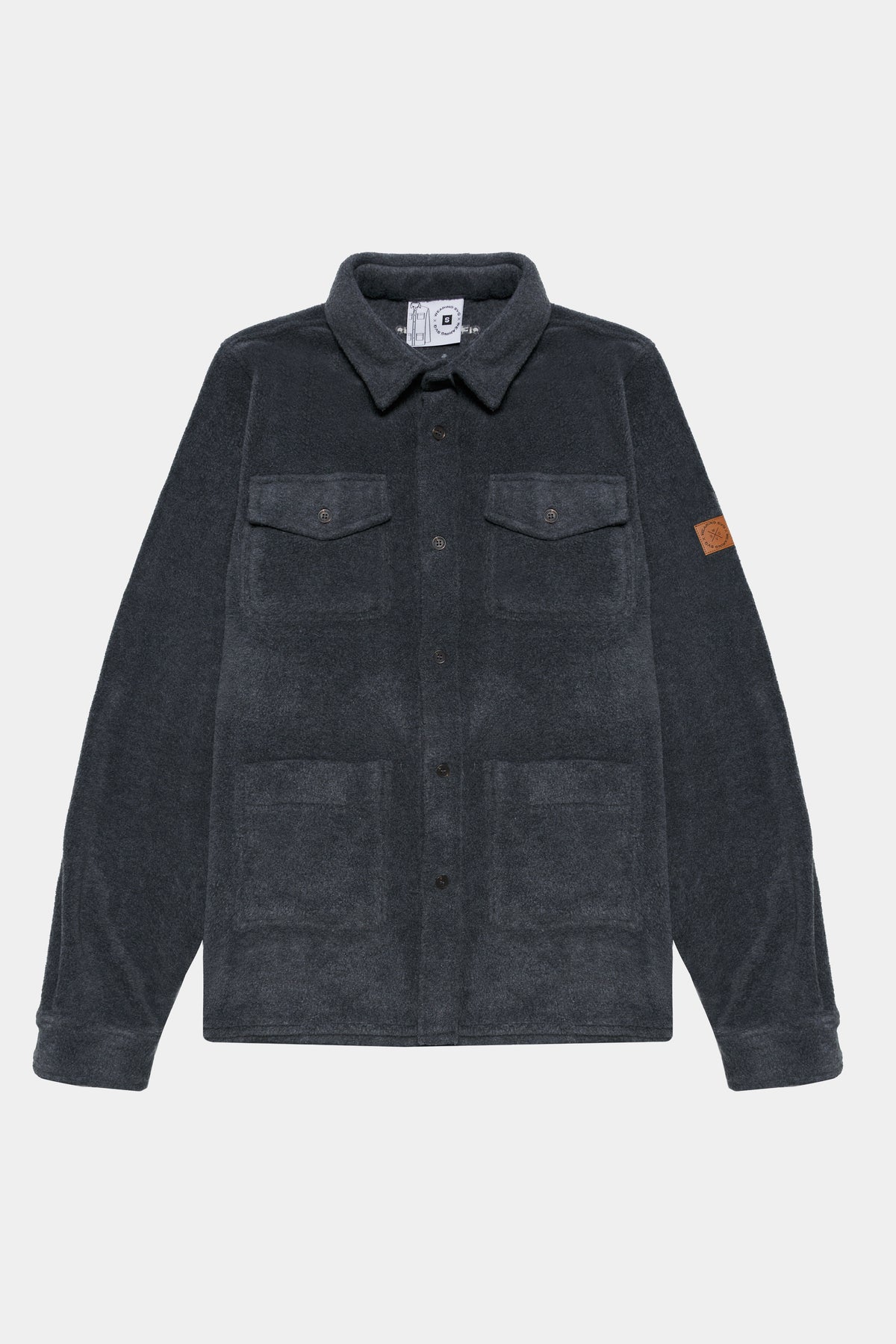 POLAR GUAYABERA GRIS OSCURO