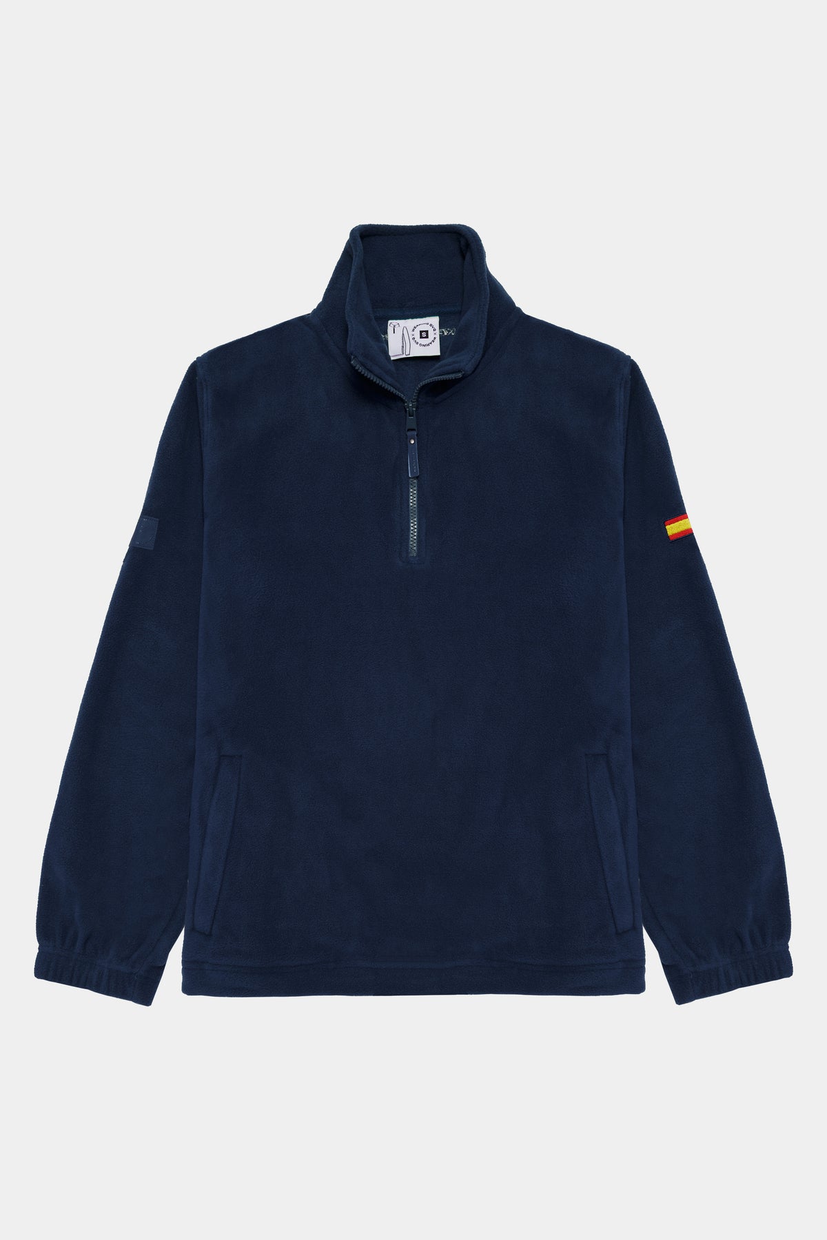 Polar half zip azul marino