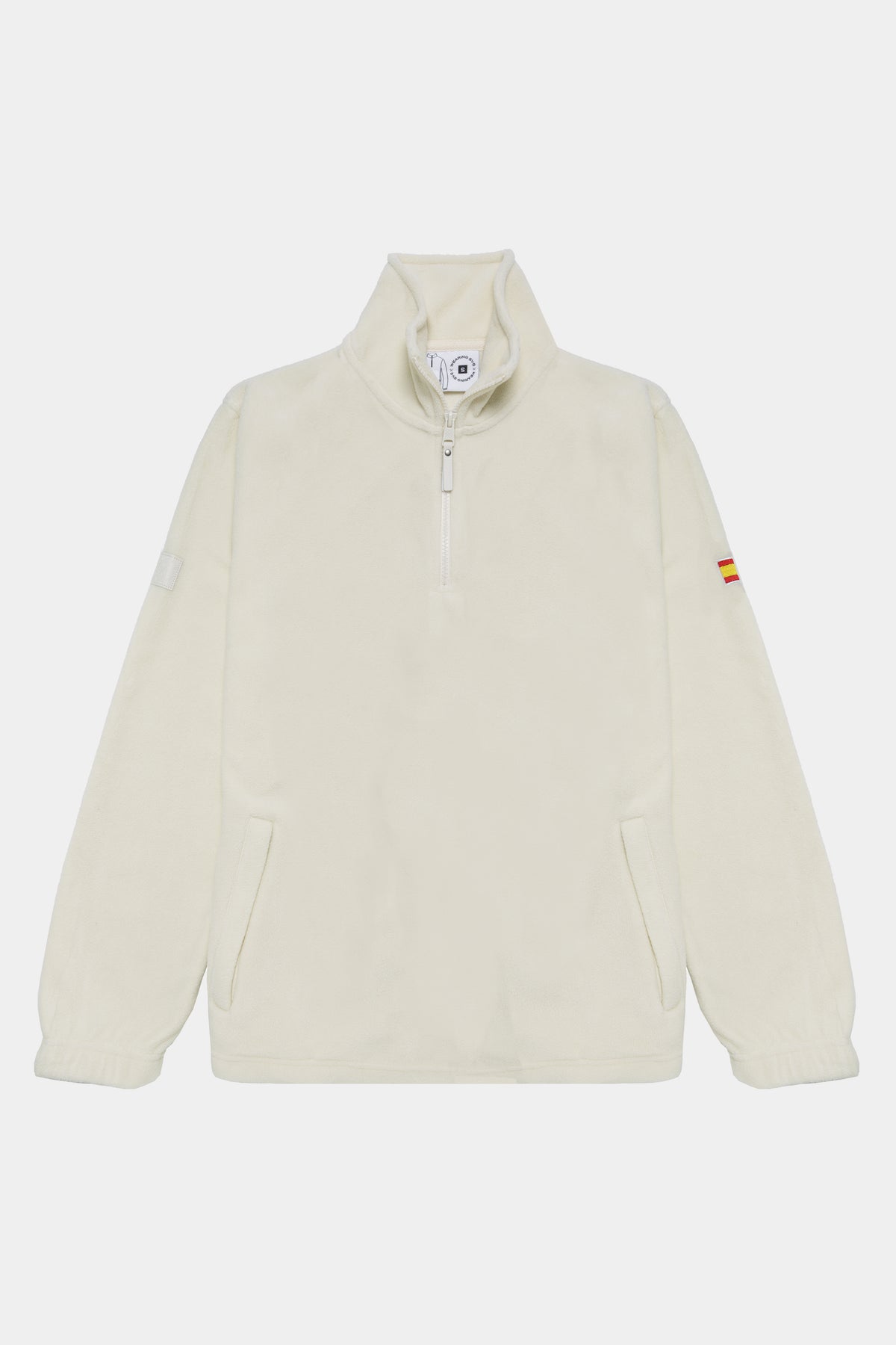 Off-white polar half-zip