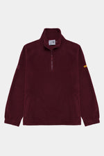 Polar half zip burgundy