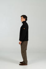 Polar half zip WEARINGSVQ negro para chico – vista lateral