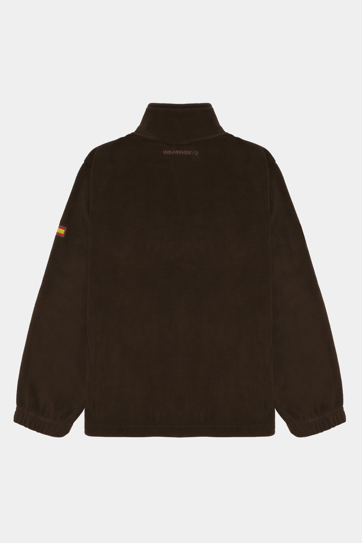 Polar half zip brown