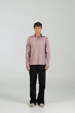 Polo cargo WEARINGSVQ burdeos para chico – vista frontal