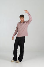 Polo cargo WEARINGSVQ burdeos para chico – modelo en uso