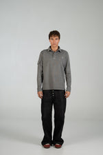 Polo cargo WEARINGSVQ gris para chico – vista frontal